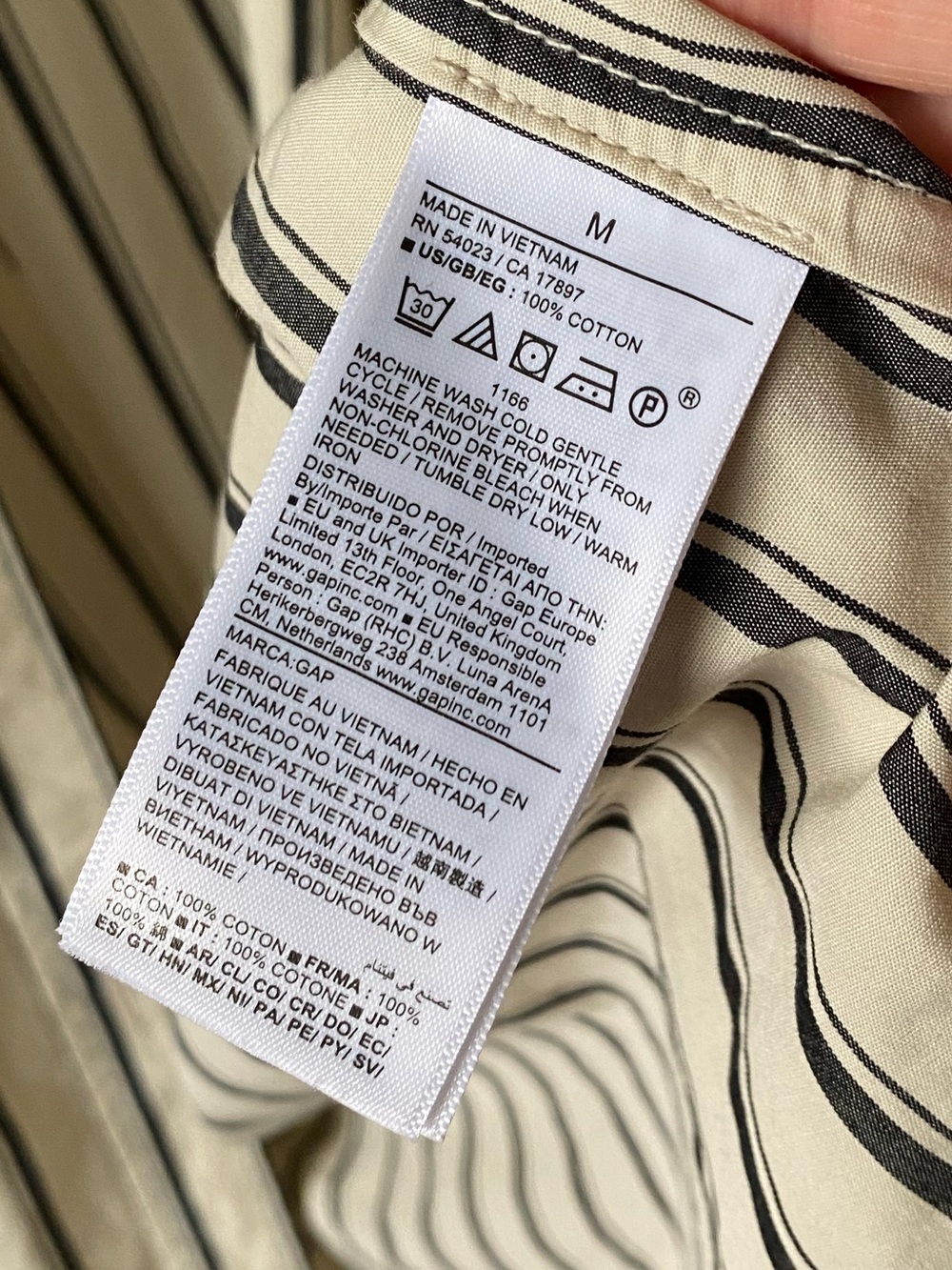 Beis X Gap Poplin Dolman Sleeve Big Shirt - Picture 13 of 16